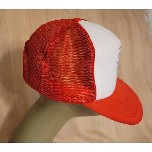 Vintage Snapback New England Patriots Football Trucker Cap Hat Sz M/L Korea - Picture 4 of 10